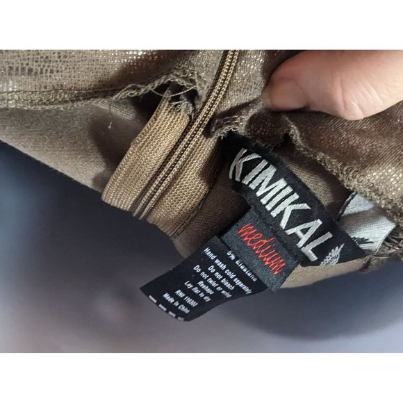 Kimikal Metallic Snake Gemmed Apocalypse Aesthetic Bodycon Dress - Picture 16 of 16